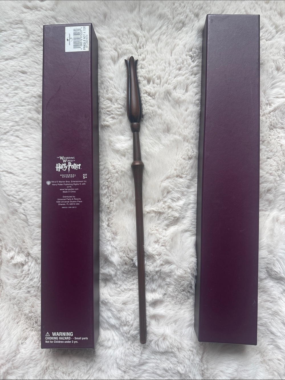 Harry Potter Dark Brown Tulip-Top Wand by The Wizarding World